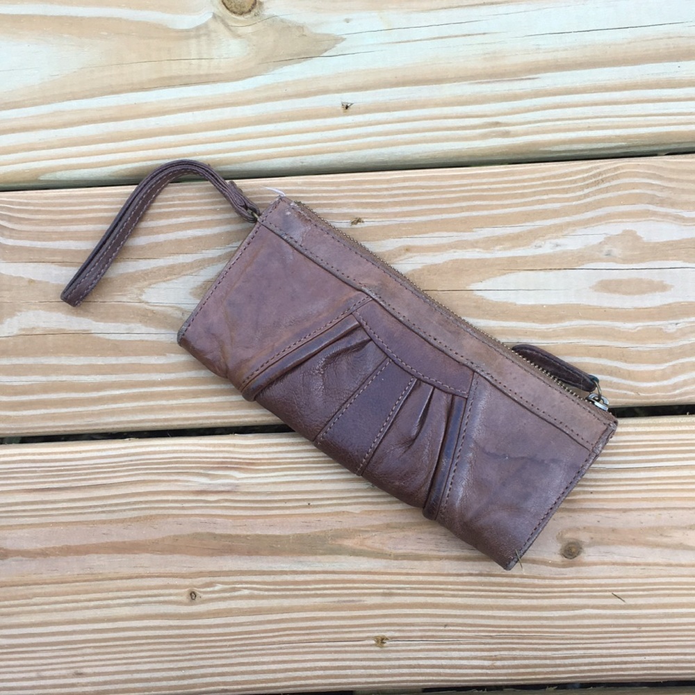 Leather Wristlist Wallet